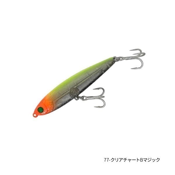 Great Distance 77【ソルトルアー/シンキングペンシル/77mm・20g/シーバス・ヒラメ・青物】(77-クリアチャートBマジック)